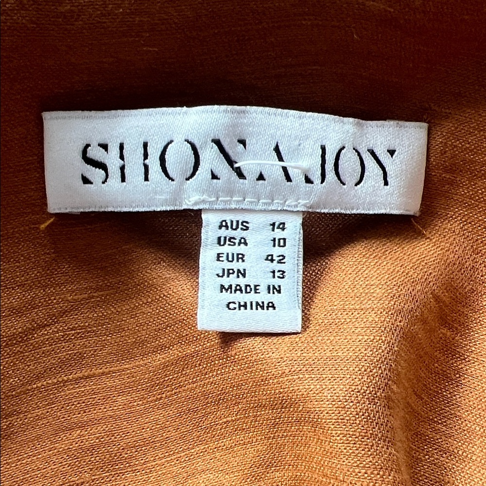 Shona Joy Rust Mini Dress - Picture 2 of 6